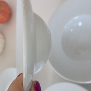 4Pc Pottery Barn GREAT WHITE Appetizer Bowls Porcelain